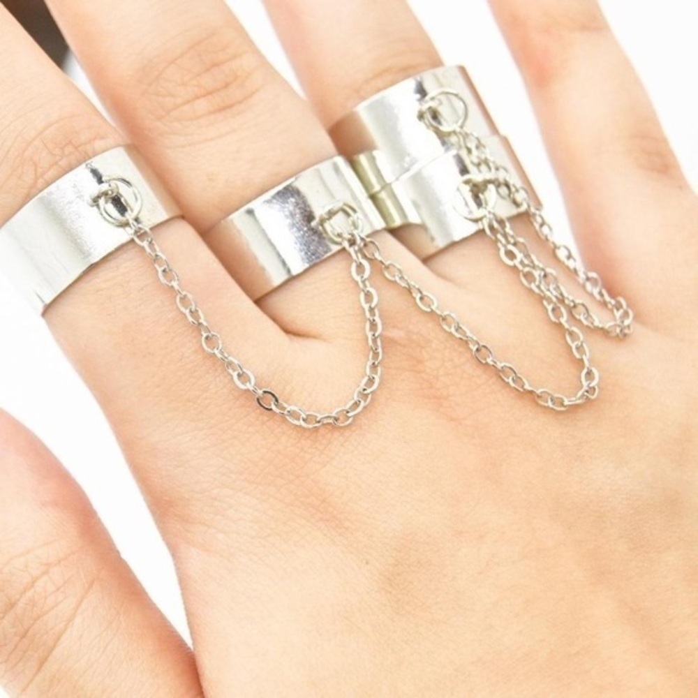 Connected Chain Ring - Picture 3 of 4
